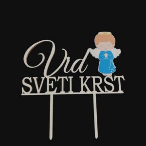 CAKE TOPPER ZA SVETI KRST