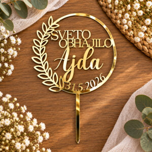 CAKE TOPPER ZA SVETO OBHAJILO 02
